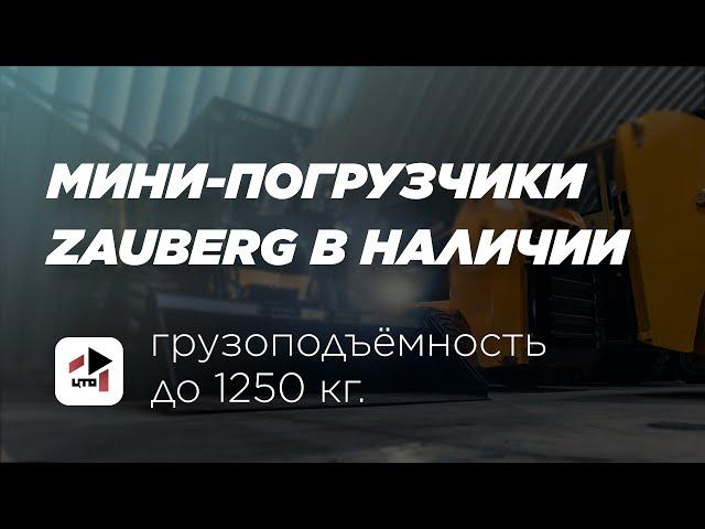 Мини-погрузчики в наличии | Линейка Zauberg