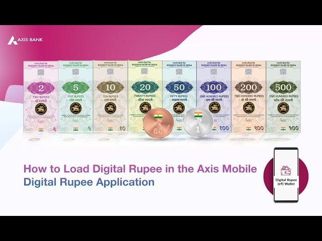 How to Load Digital Rupee in Axis Mobile Digital Rupee App | Step-by-Step Guide