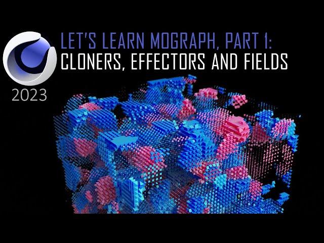 Cloners, Effectors and Fields (Cinema 4D 2023 Tutorial)