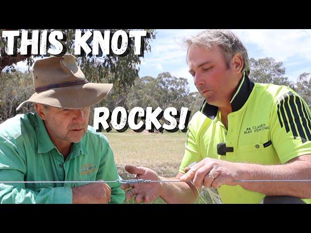 Is This The Strongest Wire Straining Knot for Farm Fencing?