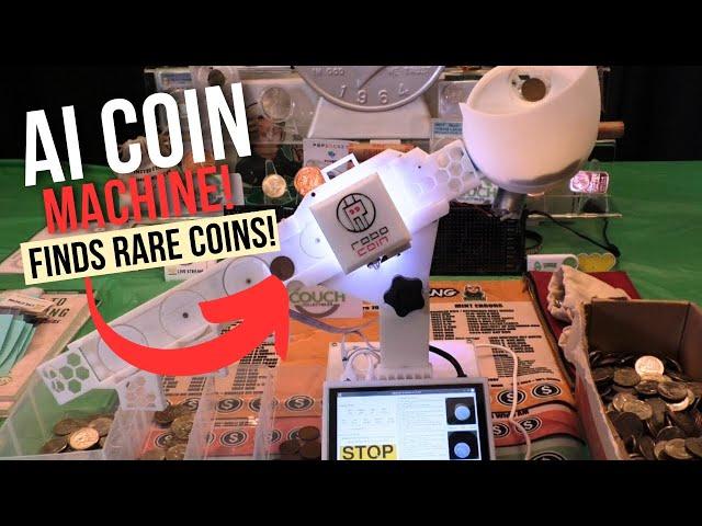 ERROR Coin Machine finds RARE Coins For YOU! Robo Coin Ai