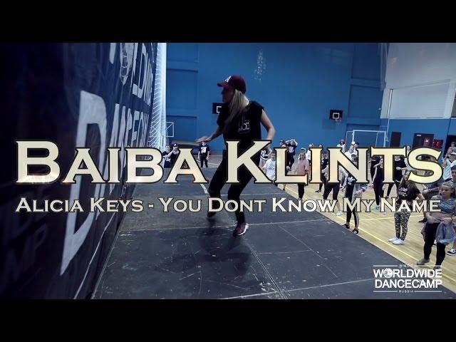 BAIBA KLINTS || Alicia Keys - You Dont My Name || Worldwide Dance Camp 2016 || Russia