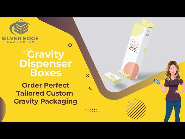 How do custom gravity dispenser boxes with logo rebrand your company image? | Silver Edge Packaging