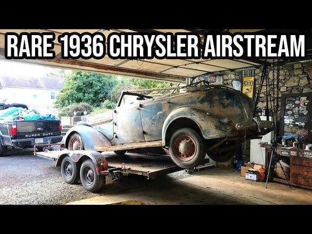 Barn Find Stories-Rare 1936 Chrysler Airstream Convertible