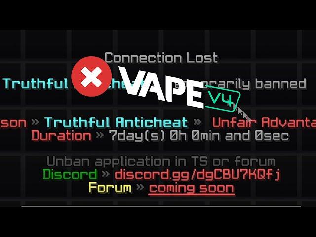 VAPE V4 can't bypass this INSANE AntiCheat!