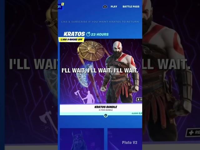 Fortnite Kratos Item Shop!