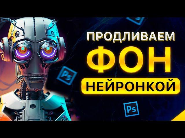 КАК ПРОДЛИТЬ ФОН ЛЮБОГО ИЗОБРАЖЕНИЯ / ADOBE PHOTOSHOP 2023 / Firefly