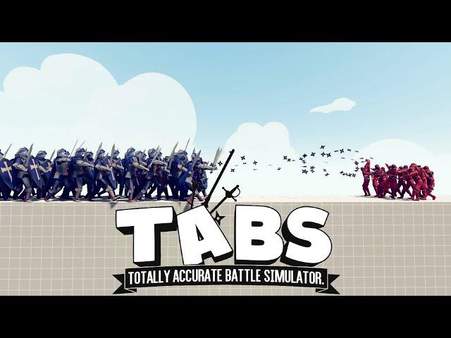 10 НИНДЗЯ VS АРМИЙ В 100 чел !! - Totally Accurate Battle Simulator (TABS/ТАБС)