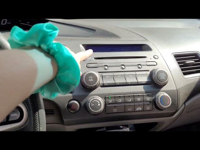 Honda Civic "Enter Code" - How to Find Your Radio Code