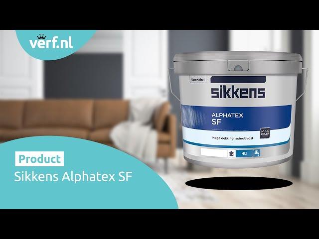 Sikkens Alphatex SF | Toonaangevend Duurzaam en Dekkend | Verf.nl