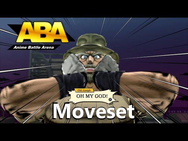 ABA (Anime Battle Arena) Old Joseph moveset and Combo