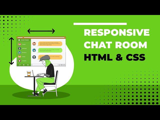 Responsive Chat Room - HTML & CSS