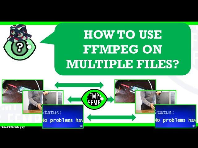 How to use FFMPEG on multiple files | Apply bulk / batch ffmpeg effects on multiple videos #FFMPEG