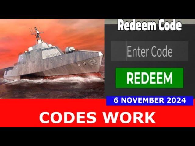 *CODES* [WARSHIP!] Military Tycoon ROBLOX | NOVEMBER 6, 2024