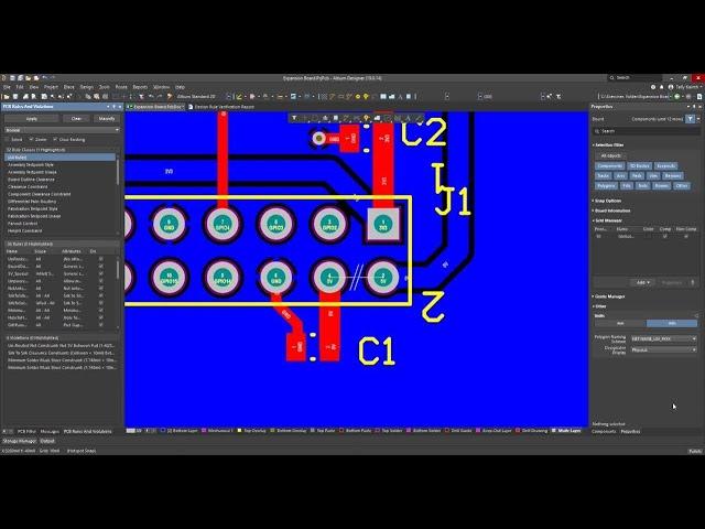 (8) Running DRC's on the PCB - Altium Designer