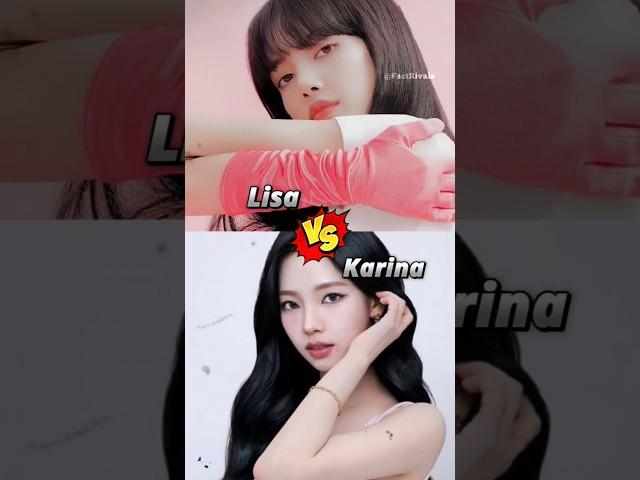 Lisa VS Karina  | Age, Net Worth, Height | #shorts #lisa #kpop
