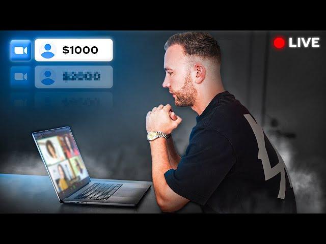 Closing A $1,000/Per Month SMMA Client (Live Footage)