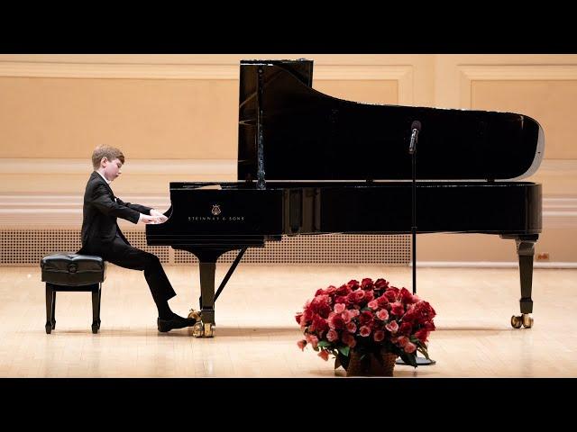 Daniel Alter (age 9) performs Chopin Waltz in C sharp minor - 2017, Carnegie Hall New York