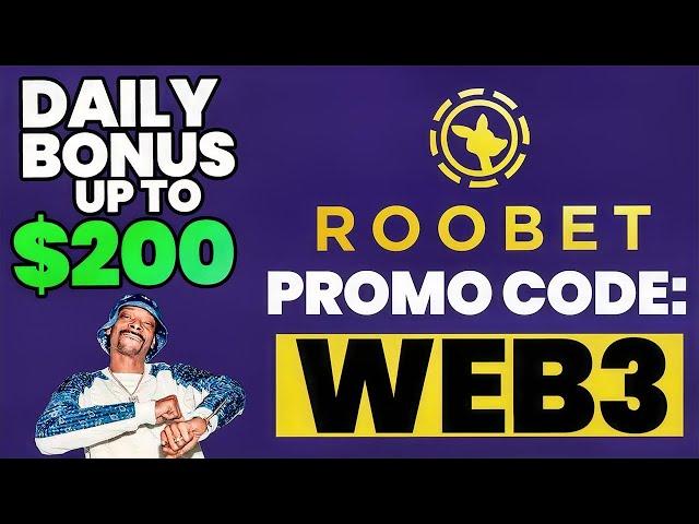 Roobet Promo Code WEB3 - Up to $200 Daily Bonus in Cashback | Redeem Roobet Code "WEB3"