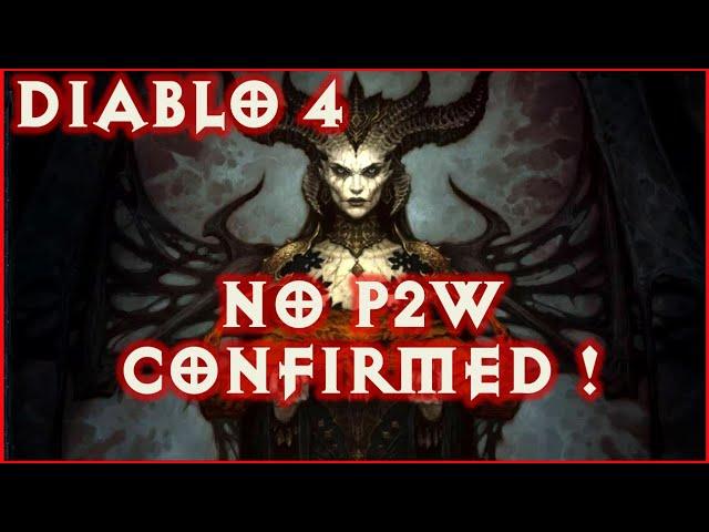 Diablo 4 NO Pay 2 Win Confirmed! Paragon cap!