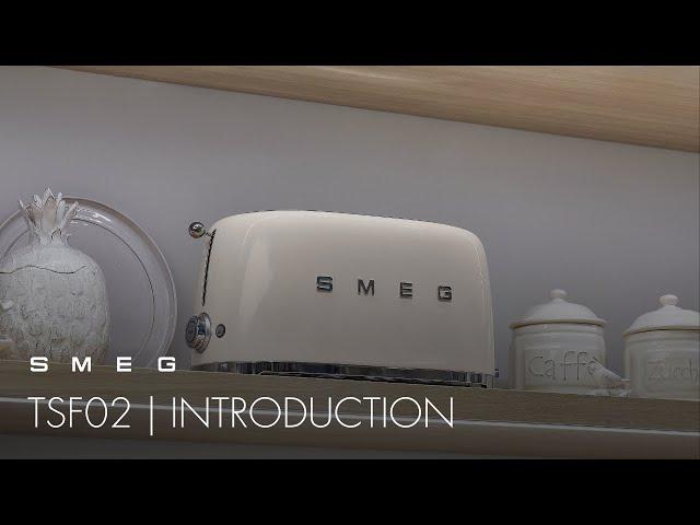 50's Retro Style Four Slice Toaster | Smeg TSF02