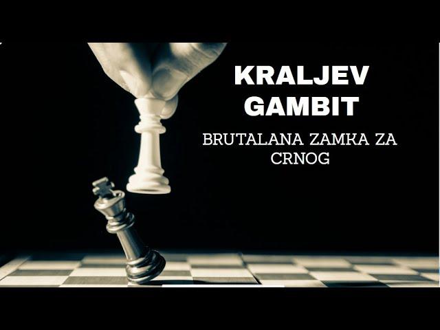 Kraljev gambit - brutalna zamka za crnog