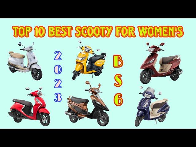 Top 10 Best Scooter for Women's Weightless and Easy Comport Bike's From Honda,TVS,Yamaha,Hero, Vespa