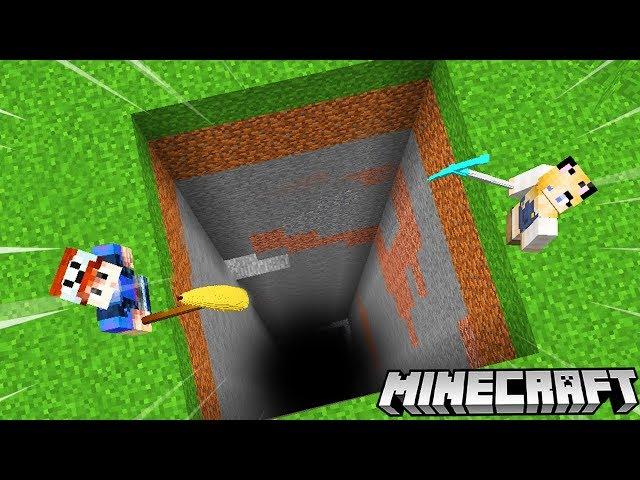 WYKOPALIŚMY NAJWIĘKSZĄ DZIURĘ W MINECRAFT (Mining Simulator) | Vito vs Bella