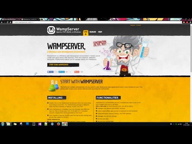 How to Install Wordpress locally on WAMP Server on PC