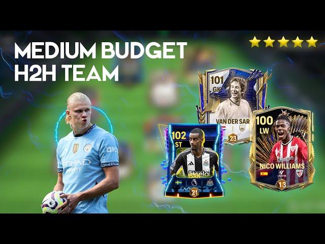 PERFECT TEAM for H2H  Insane Cheap Beast Squad FC Mobile 