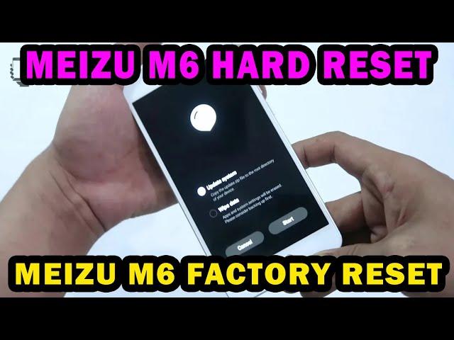 HOW TO HARD RESET MEIZU M6 / WIPE DATA FACTORY RESET DONE