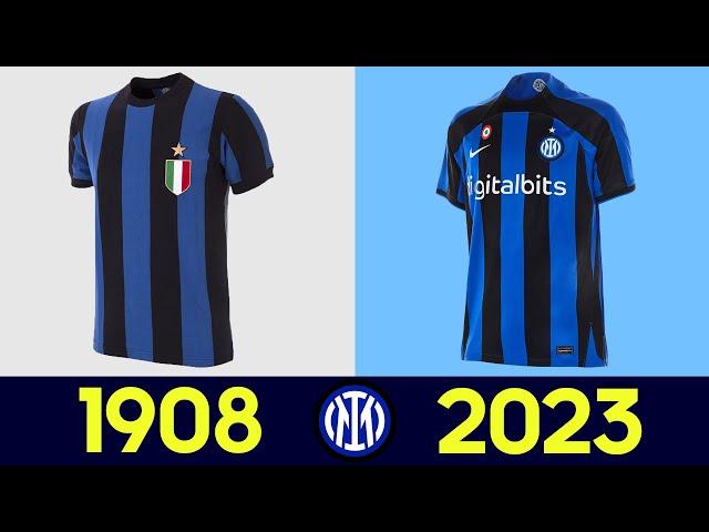 The Evolution of Inter Milan Kit 22/23 | All FC Internazionale Milano Jerseys in History 2023