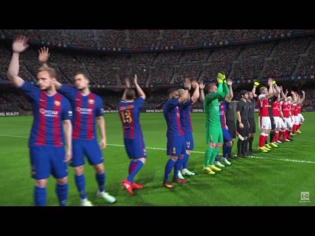 PES 2017 PS4 Gameplay (1080p 60fps)