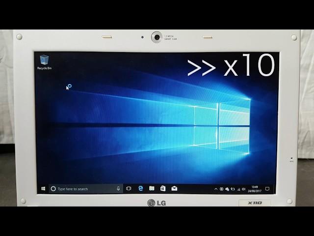 Installing and running Windows 10 on an old computer (1GB RAM and 1.6GHz processor)