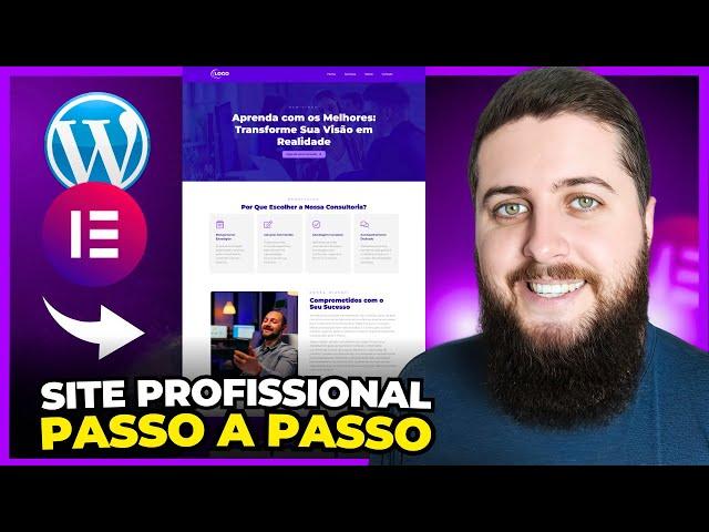 Como Fazer um SITE PROFISSIONAL em 2025 com WordPress + Elementor Grátis