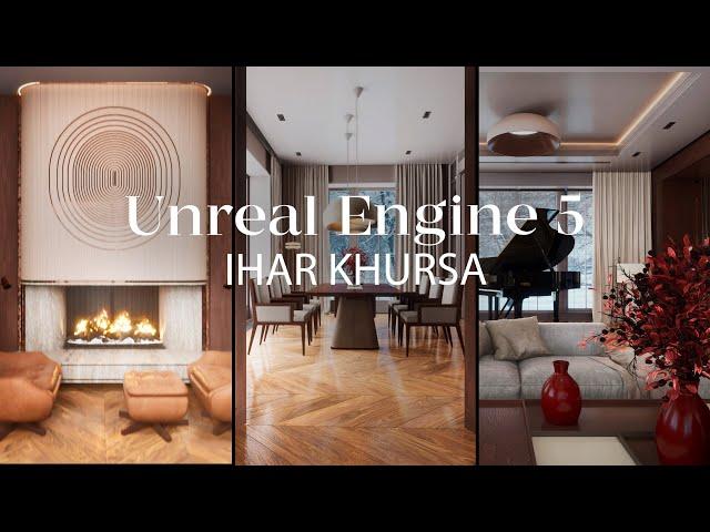 Unreal Engine 5 | Работа и отзыв Игоря Хурса | Интерьер в UE