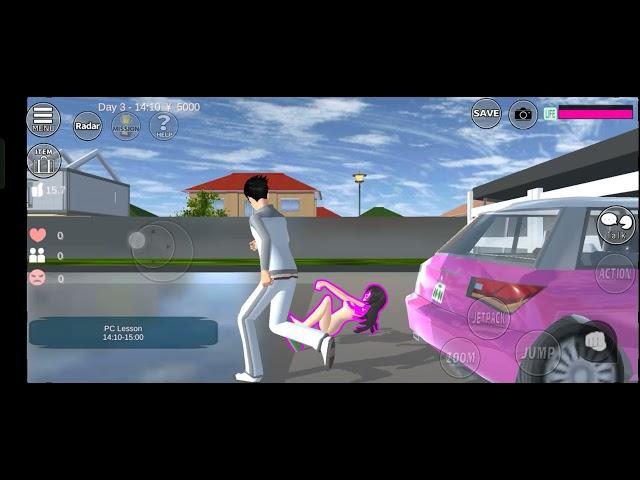 tutorial pose sesad sakura school simulator #sss #yunia official maaf aga jelek