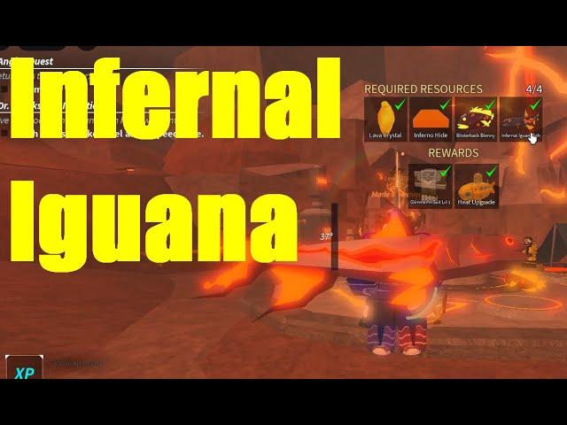 How to get INFERNAL IGUANAFISH in Fisch! (Infernal Iguana Location) Roblox