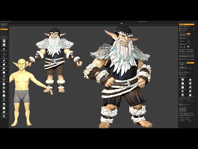 Sculpting Ice Gnomes in ZBrush for 3D Printing