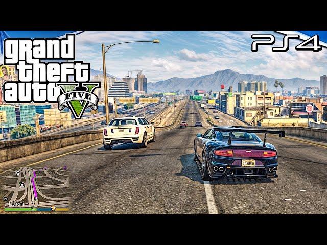 Grand Theft Auto V PS4 Free Roam Gameplay