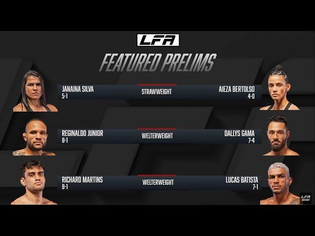 LFA 197 - Final Prelims Live - three live fights | LFA MMA