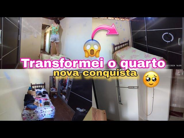 REFORMEI O QUATRO/ CHEGOU A NOVA GELADEIRA PINTEI AS PAREDES+ TA FICANDO TUDO UM SONHO 