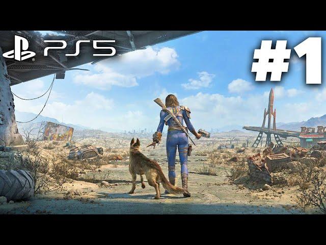 FALLOUT 4 PS5 Gameplay Walkthrough Part 1 - BIG NEW UPDATE