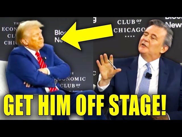 Host VISIBLY DISTURBED as Orange Trump Suffers SHOCKING EPISODE On Stage!