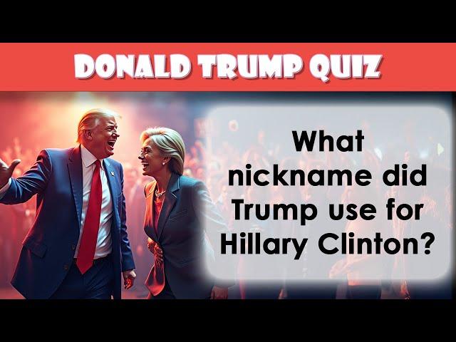 Trump Trivia Challenge: How Much Do You REALLY Know?