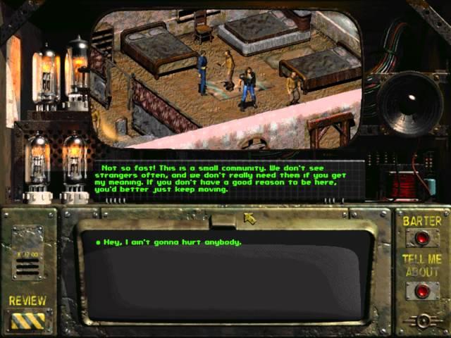 FALLOUT 1 - gameplay part 6 - hardest difficulty - RXQ79