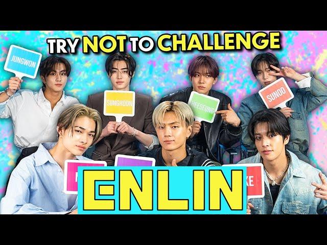 [Русская озвучка Enlin] ENHYPEN пытаются не петь, не смеяться, не есть Gauntlet Challenge!