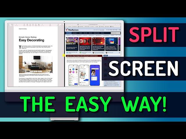 How to Split Screen on Mac …the EASY Way!