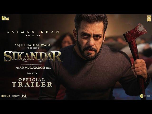 SIKANDAR: Official Trailer | Salman Khan | Rashmika Mandanna | Sajid Nadiadwala | A.R. Murugadoss