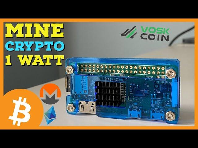 Mining Cryptocurrency With ONLY ~1 WATT?! Custom Raspberry Pi Micro Miner Review